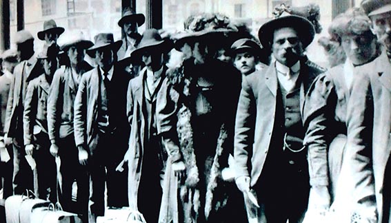 Immigrants at Ellis Island